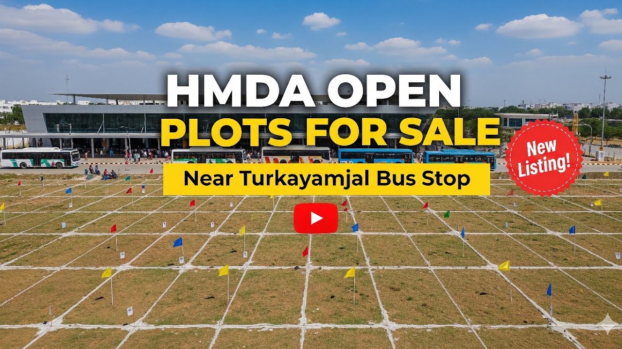 తుర్కయంజాల్ బస్ స్టాప్ కి అతి దగ్గరలో | HMDA Open Plots  | BN Reddy | Nadergul | SR ECO Park |
