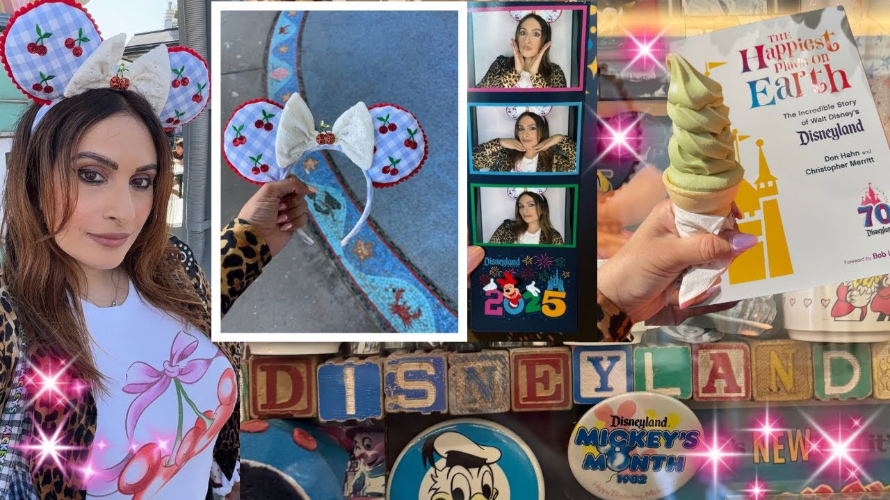 Disneyland vlog: trying new ice cream, my fave ears (ever!) and a new viral Photo Booth!