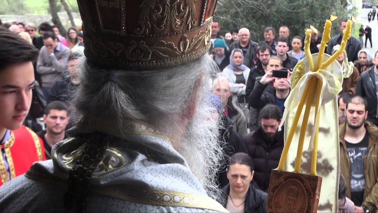 Бесједа Митрополита Амфилохија у манастиру Дајбабе 2.4.2016 г.