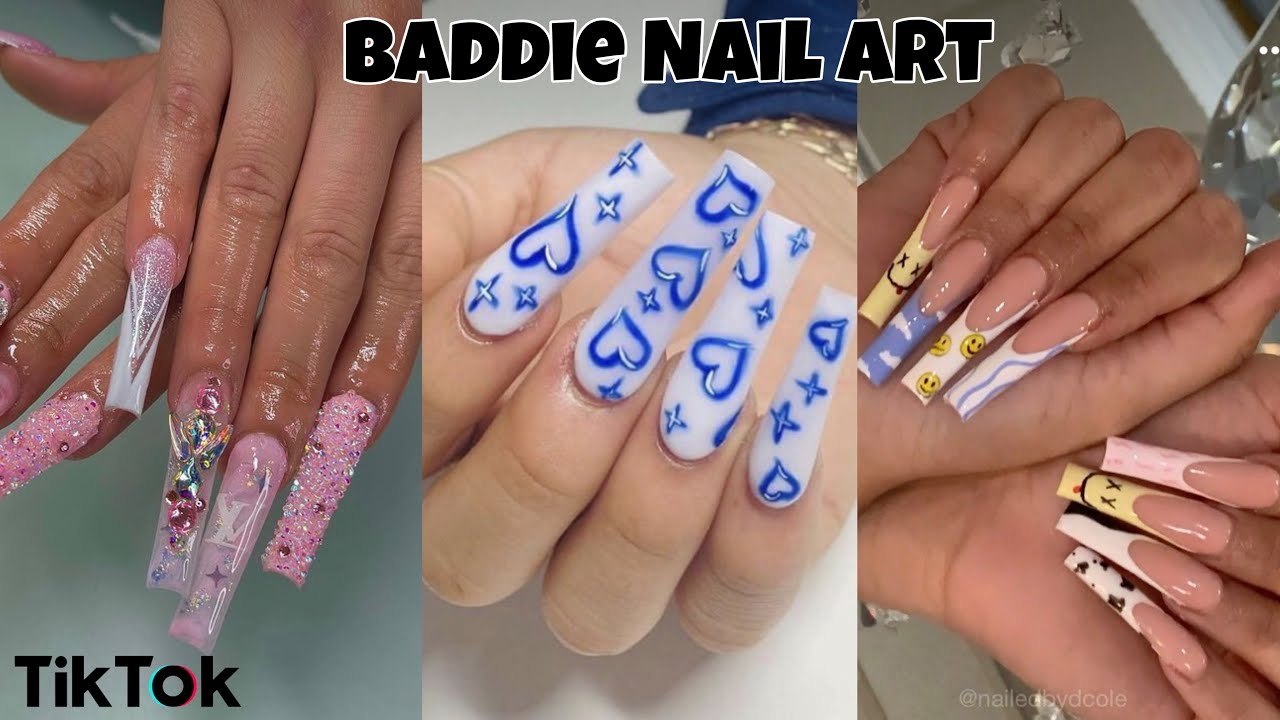 МОДНЫЙ акриловый дизайн ногтей 😍 *2021* | Styles By Baddies