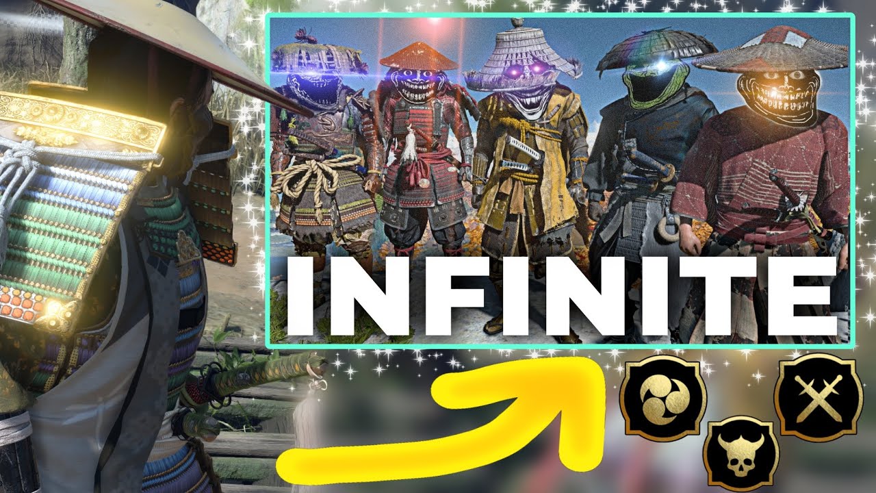 GHOST OF TSUSHIMA Top 5 BROKEN Builds vs Infinite Mongols Army