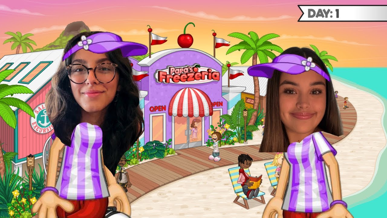 Clocking in to our Papa's Freezeria shift with Chloe