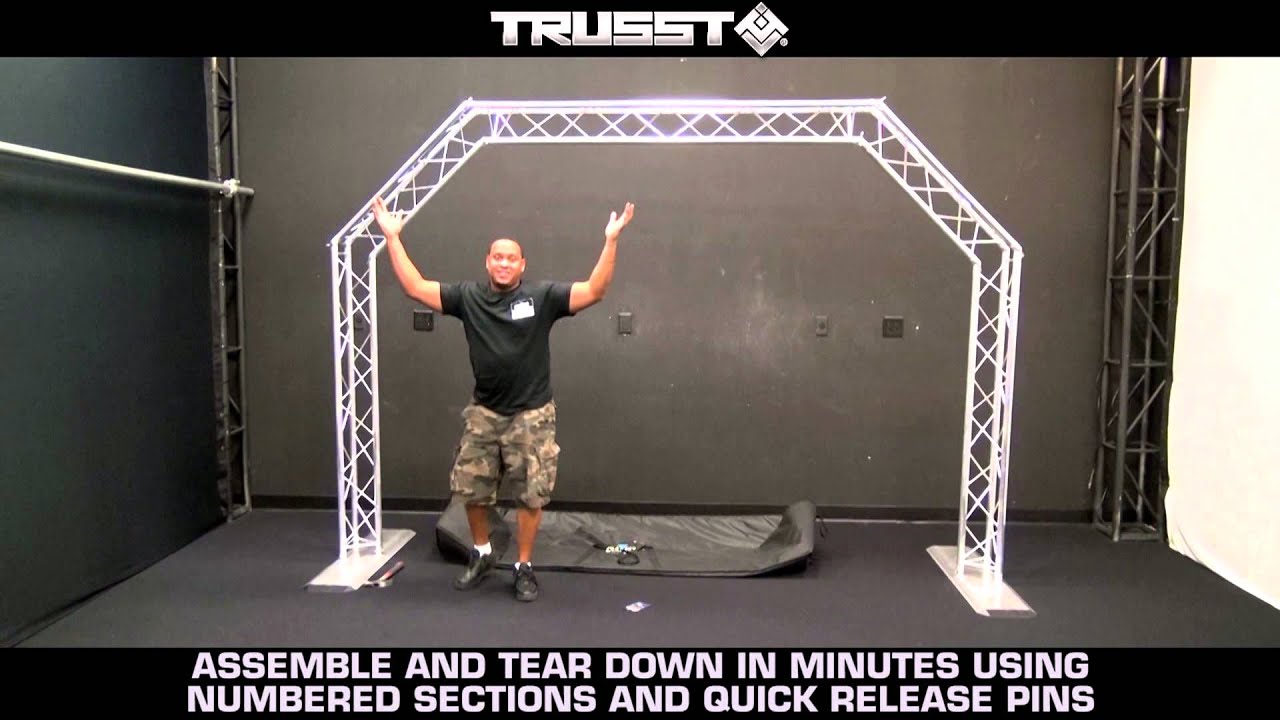 Truss system - Portable Arch Trussing Kit Perfect for Mobile DJs and Bands by TRUSST