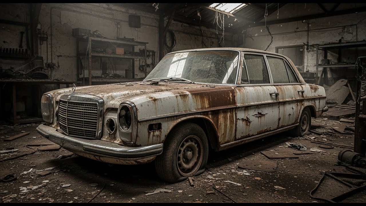Silent ASMR Car Restoration! Mercedes W115 1970 Full Restoration