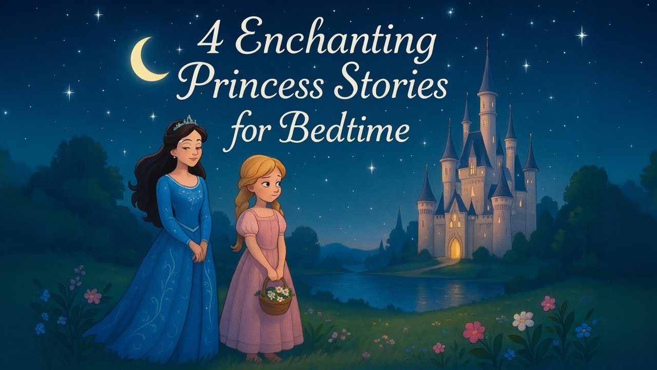 4 Enchanting Princess Stories for Bedtime 🌙 | Fairy Tales Collection