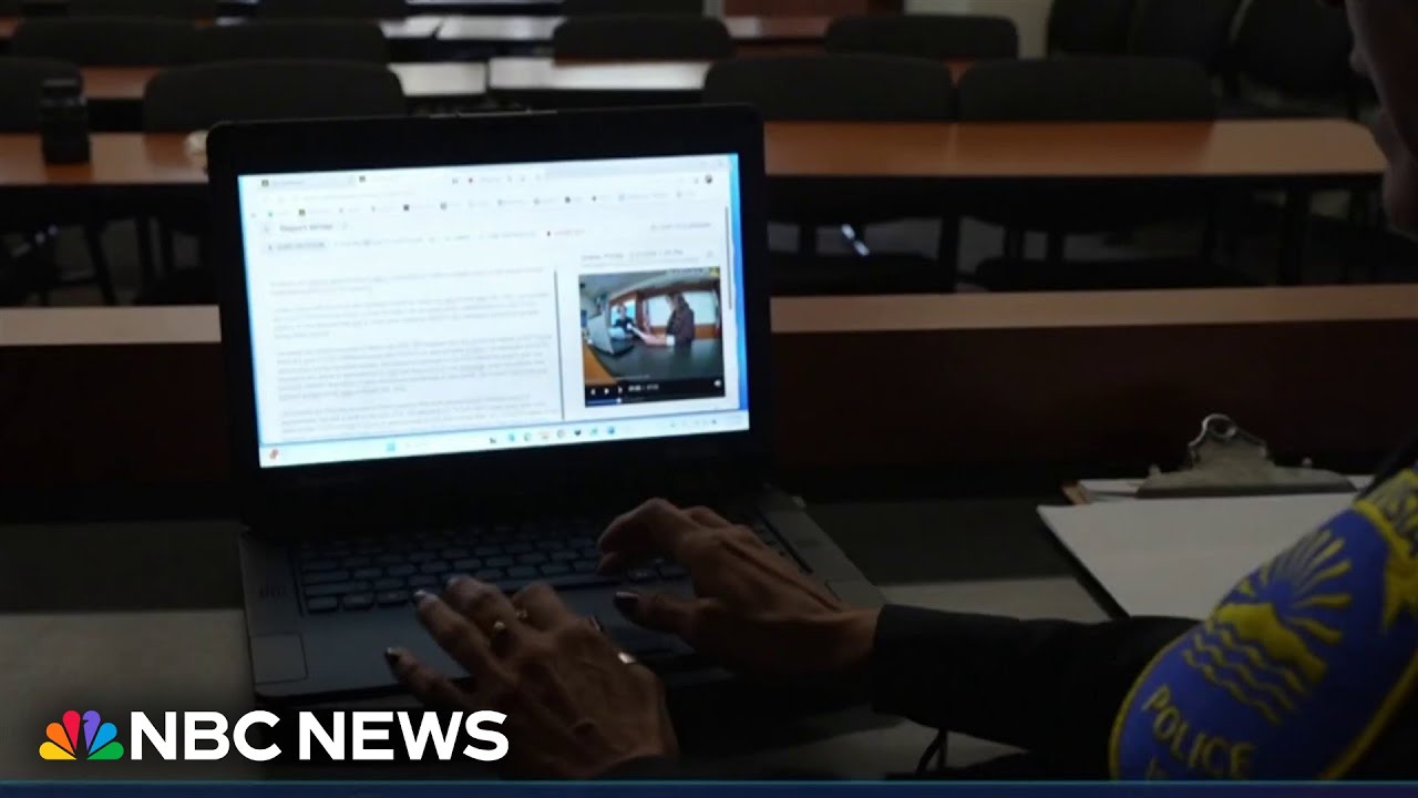 New concerns over use of A.I. to draft police reports