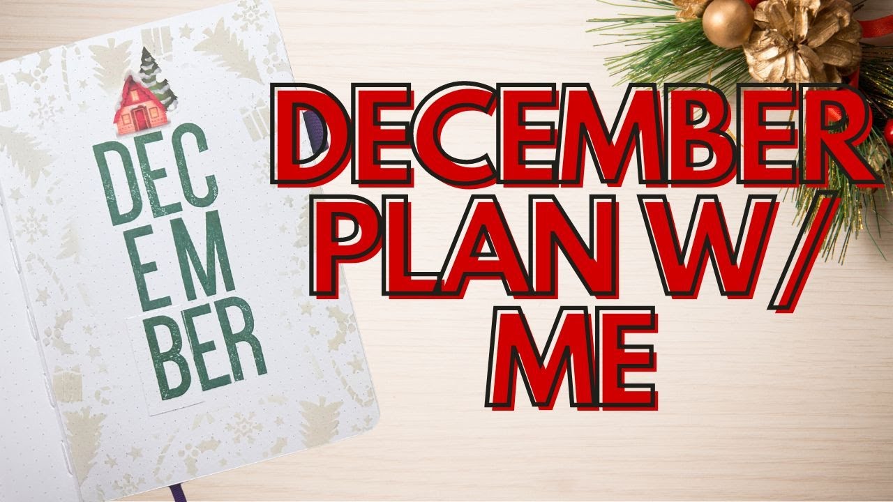 PLAN WITH ME December Bullet Journal Part 2 | Cleaning Schedule and Meal Plan