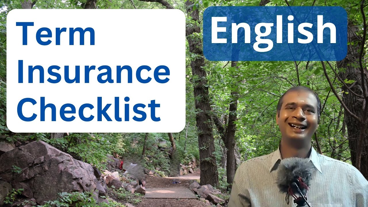 Term Insurance Checklist and Buyers Guide for Indian Professionals and Entrepreneurs