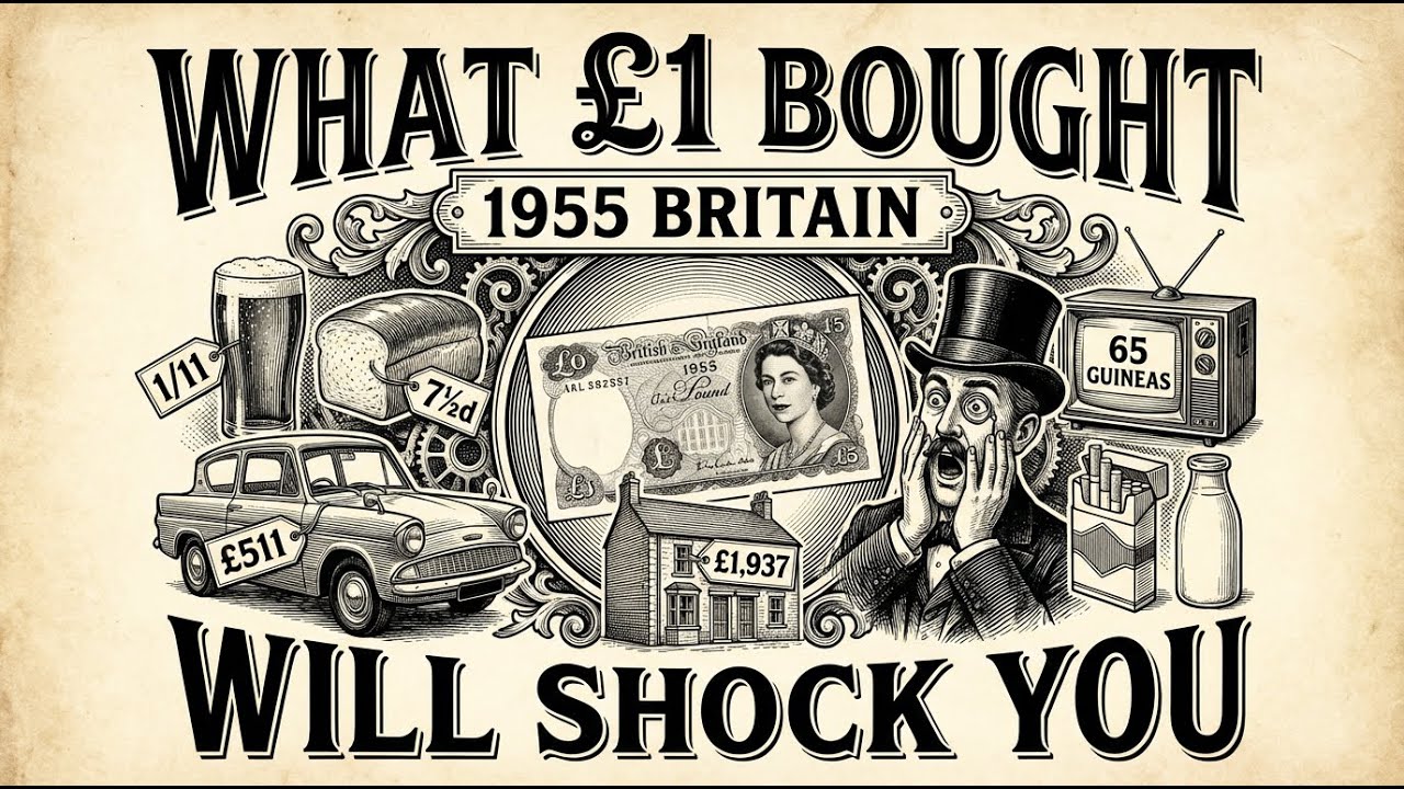 What £1 Bought in 1955 Britain Will BLOW YOUR MIND (26 Loaves of Bread?!)