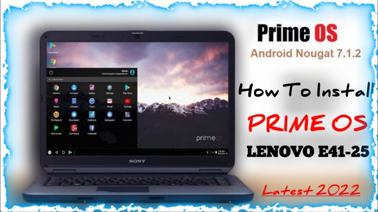 How to install Prime os on Government Laptop LENOVO E41-25 in Tamil 2022 | REMOTE TECH #viral #prime