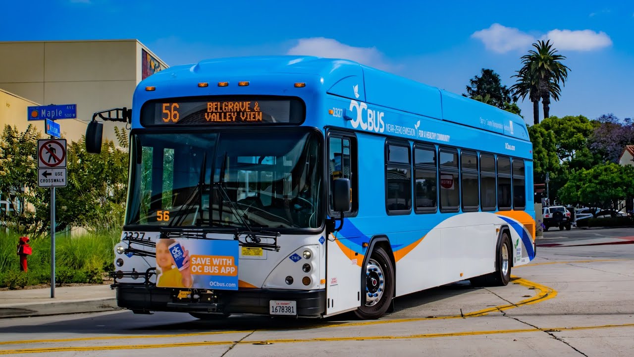 (NEW BUS) OCTA 2023 Gillig Low Floor Plus 40' Suburban CNG #2327 - Ride Video