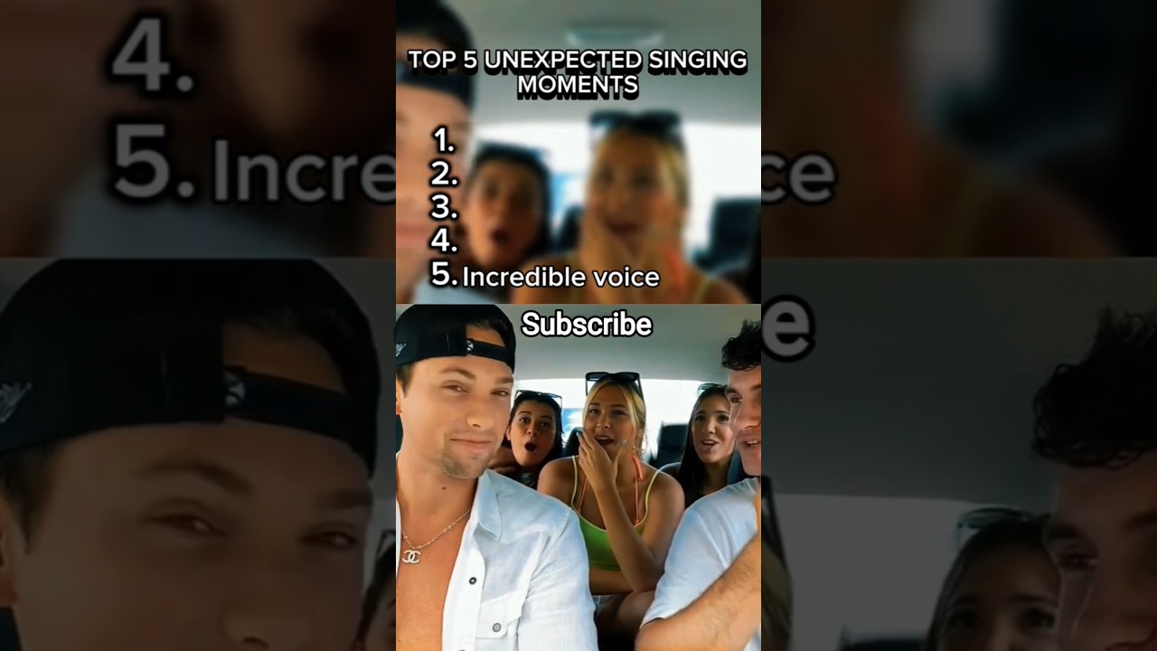 Part 1 :Top 5 Unexpected  🔥🤯 singing moment's #shorts #cover #trending #singing #unexpectedvoic#fyp