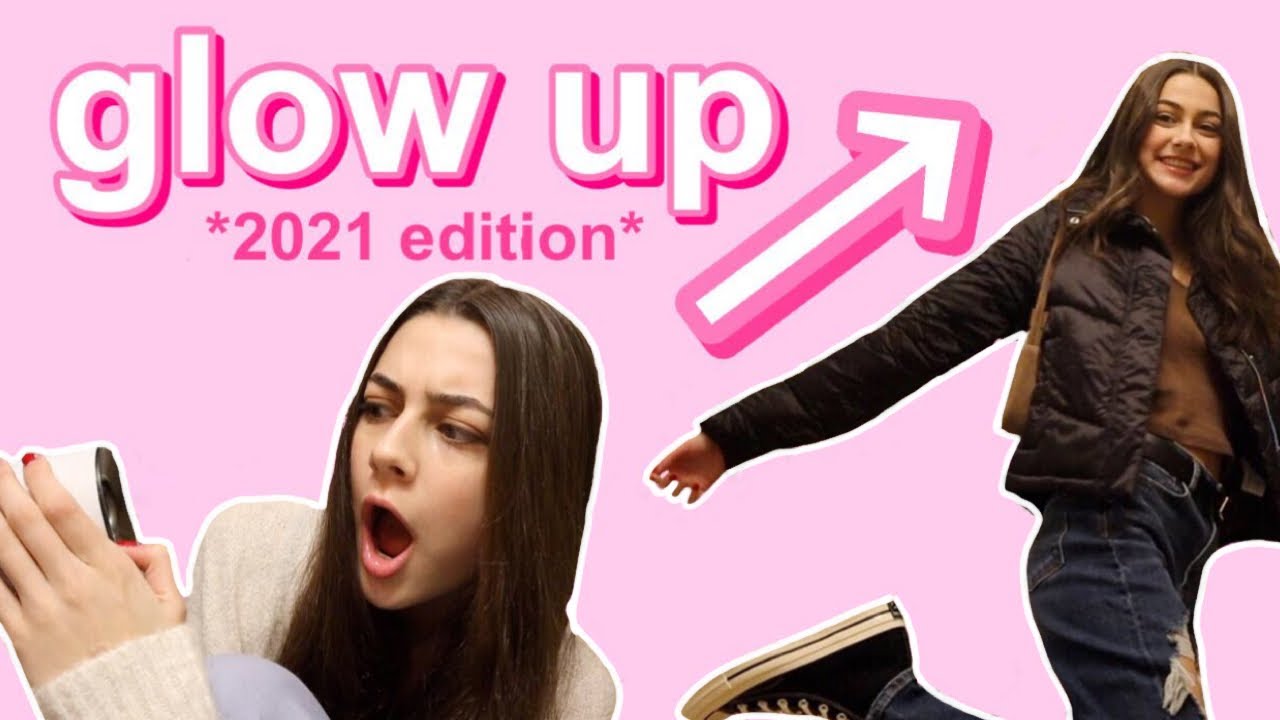 new years GLOW UP with me *2021 transformation* (trying Dyson blowdryer, cutting my hair, skincare)