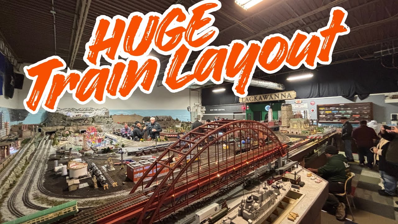 AMAZING Model Train Layout!
