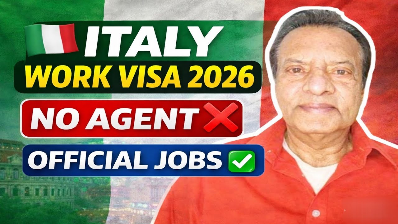 Italy Work Visa 2026 🇮🇹 | Official Job Websites | Skilled & Non-Skilled Jobs | No Agent