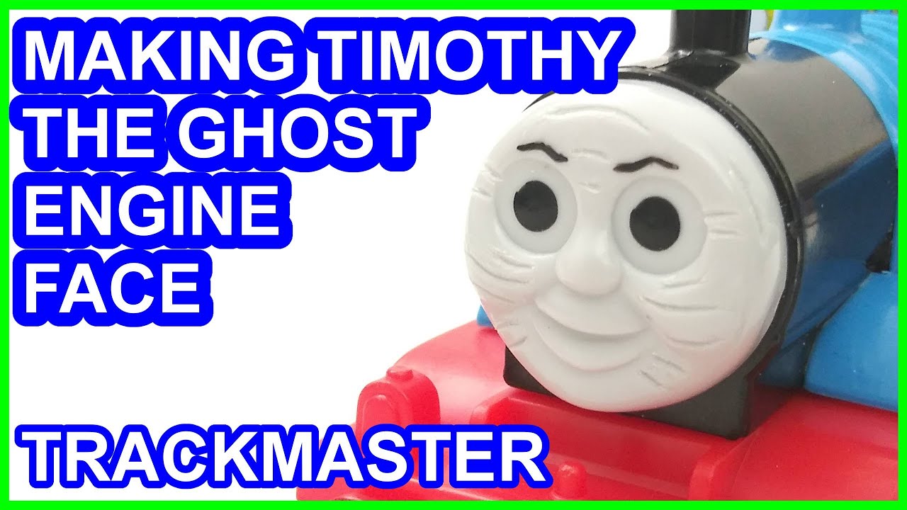 Thomas & friends Timothy the ghost engine face Trackmaster Thomas und Seine Freunde  Томас и друзья