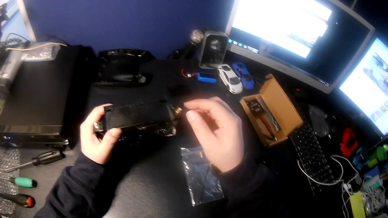 Hubsan H501S Transmitter Mods Antenna Sunshade and Lipo Battery