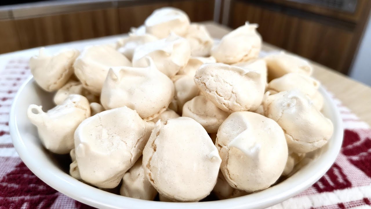 Como fazer suspiro caseiro bem sequinho e que se derrete na boca @receitasdag 