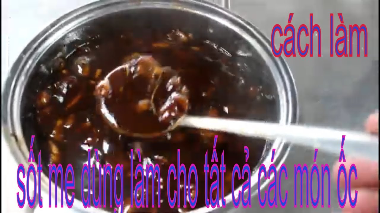Cách Làm Sốt Me Vị Nhà Hàng| Duy Chef SaiGon