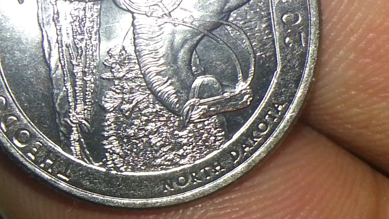 2016 P T.ROOSEVELT STATE QUARTER CUD MINT ERROR