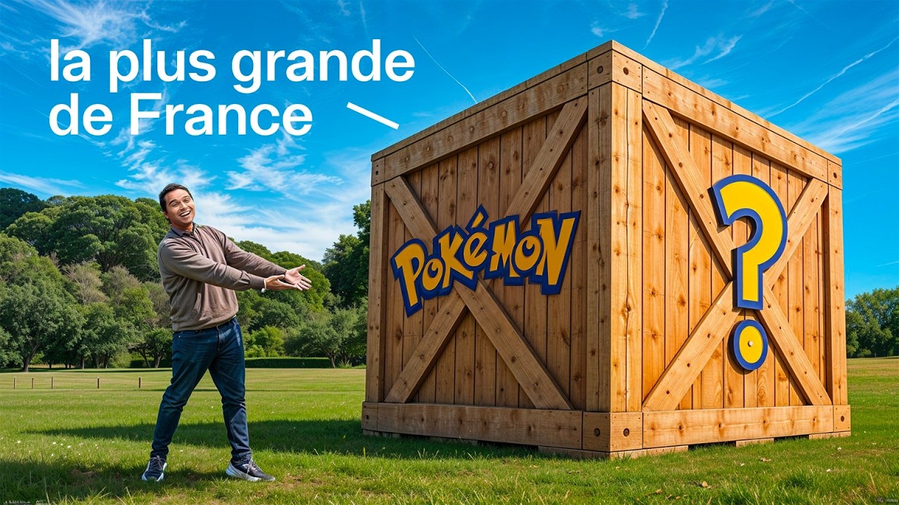 La plus Grande Boite Géante Pokemon (3850€...)