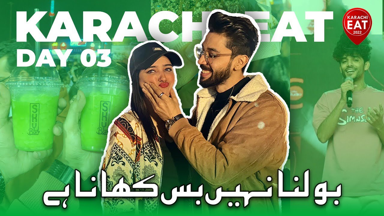 Karachi eat day’3 | kaifi khalil chla gya | sab dost ek sath | hamzeera FL