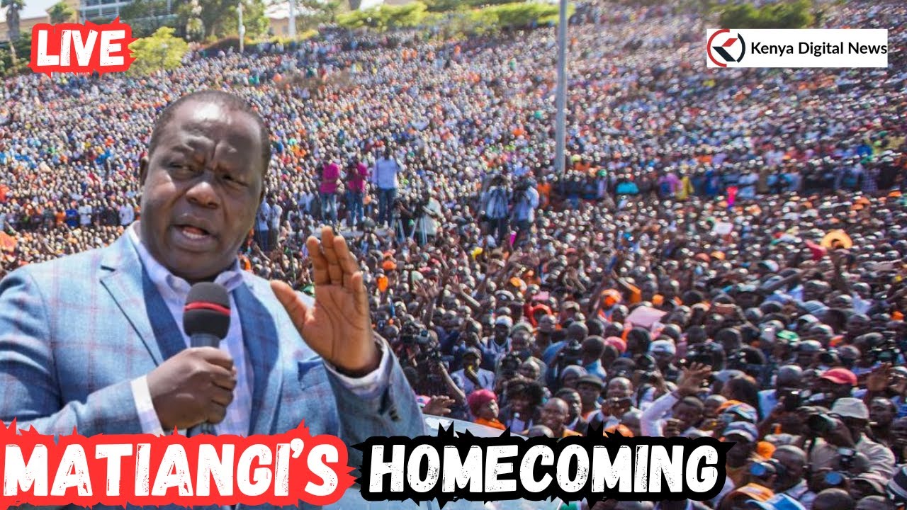LIVE: Matiangi's Homecoming as He Tours Gusii Region Ahead of 2027!