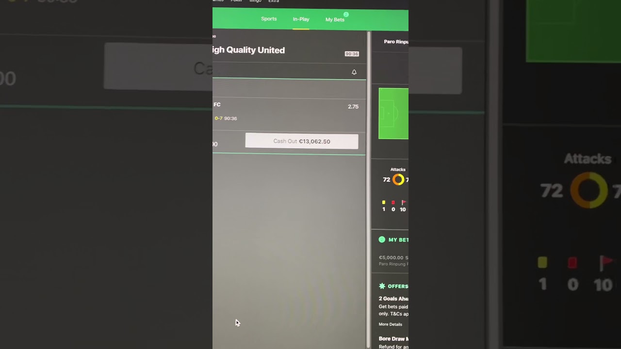 06.07.2021 Live Cash Out ✅ (ODDS 2.75 ) invest in account management and enjoy your profit 🥳