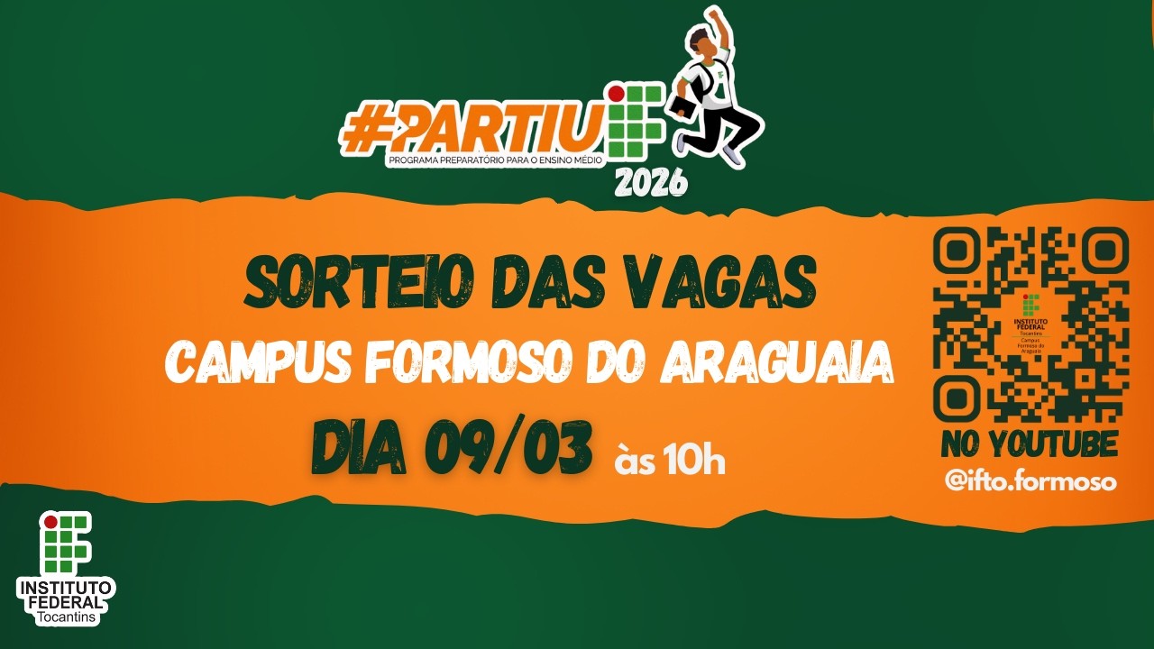 Partiu IF 2026 - Sorteio de Vagas