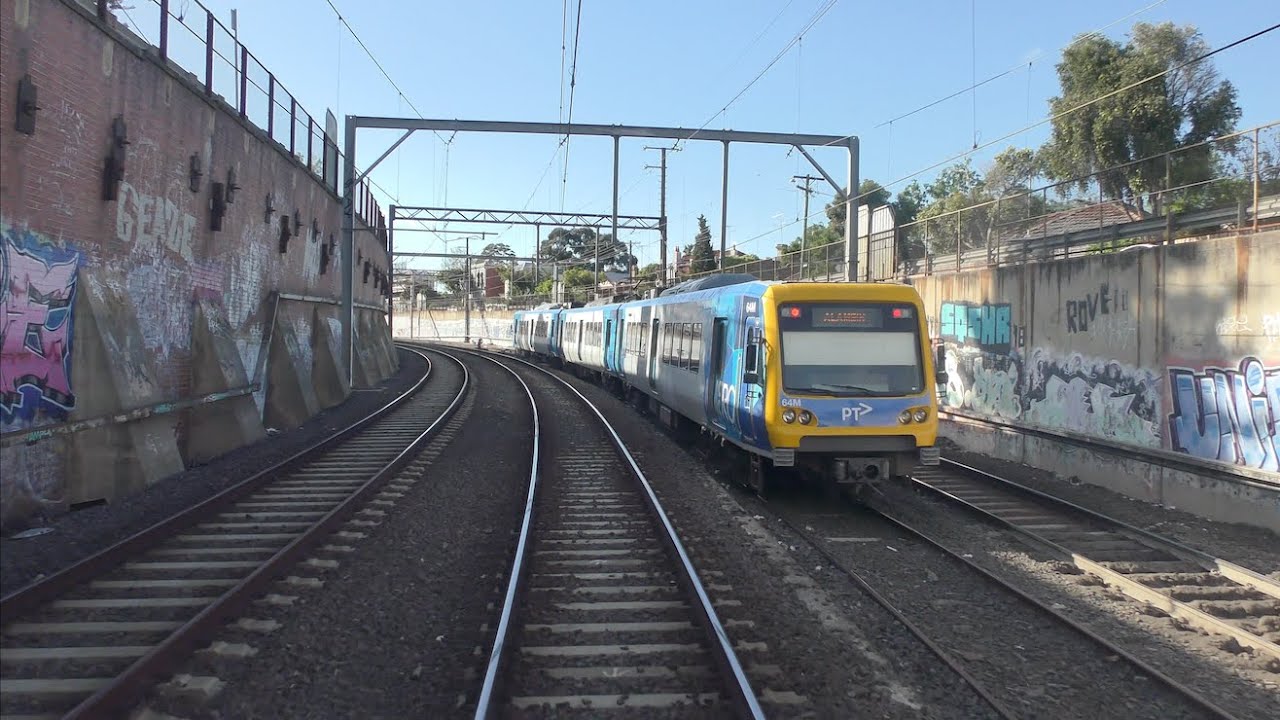 Driver's View Southern Cross to Belgrave Pt 1 to Laburnum  Melbourne