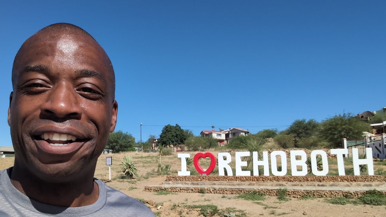 Walking through Rehoboth Namibia. 