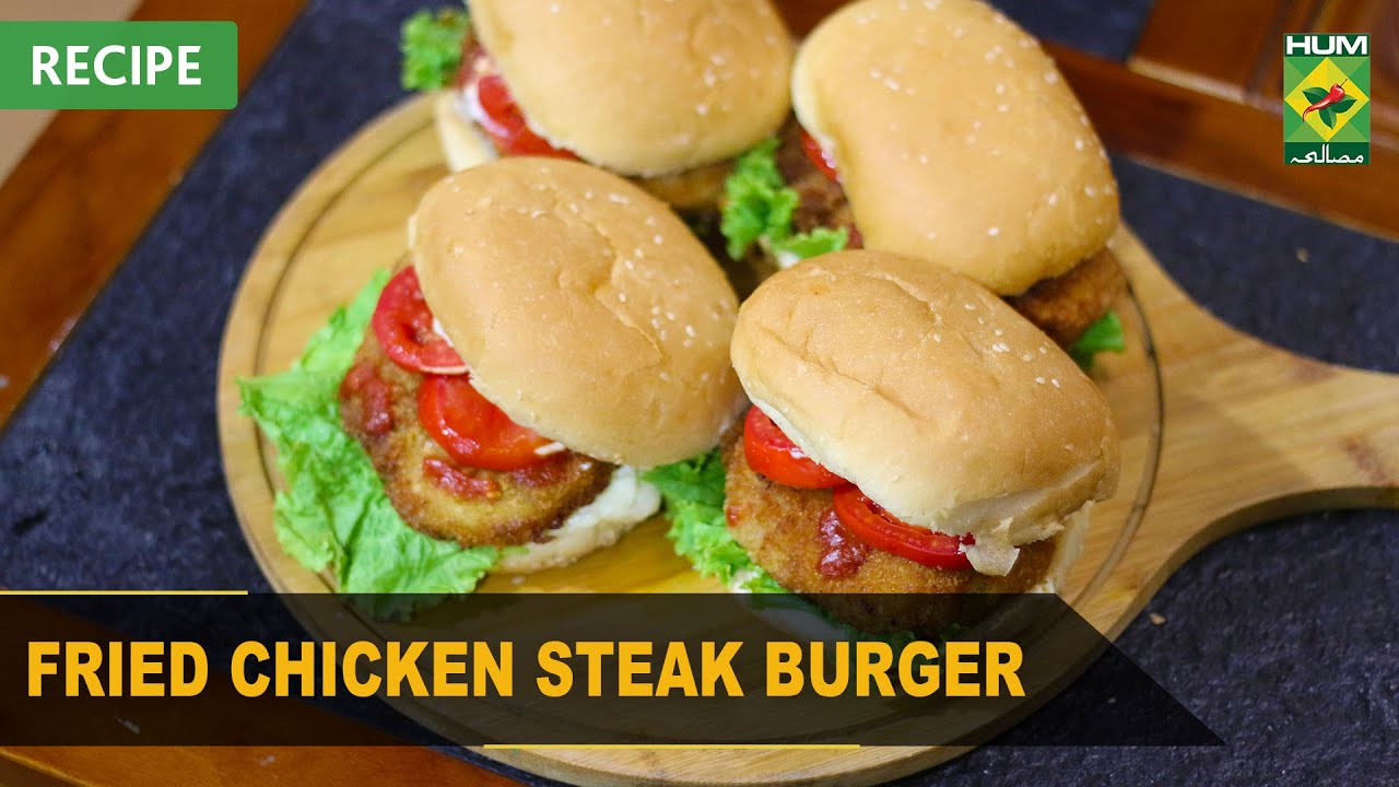 Fried Chicken Steak Burger Recipe | Flame On Hai | Irfan Wasti | 11 September 2022 | Masala Tv