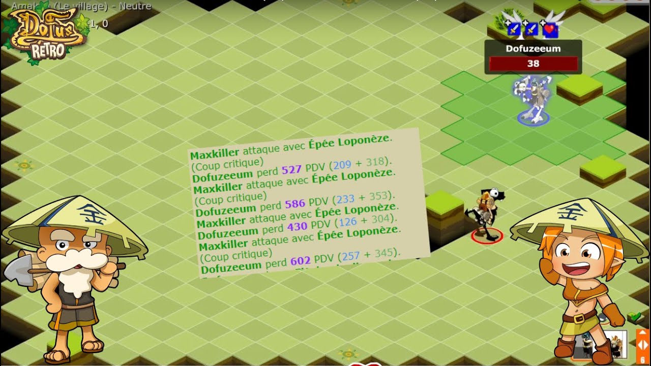 [Beta] Dofus Retro PvP | Dofuzeeum Crâ 200 (G3) vs Maxkiller Enu 200 (G2)