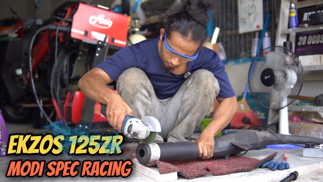 Aku Belah Ekzos Yamaha 125ZR..Buat Spec Racing 🔥