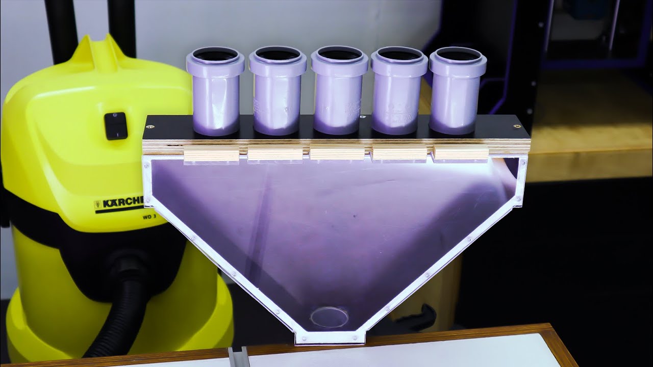 Making Simple Dust Collection Switcher // Homemade Blast Gate