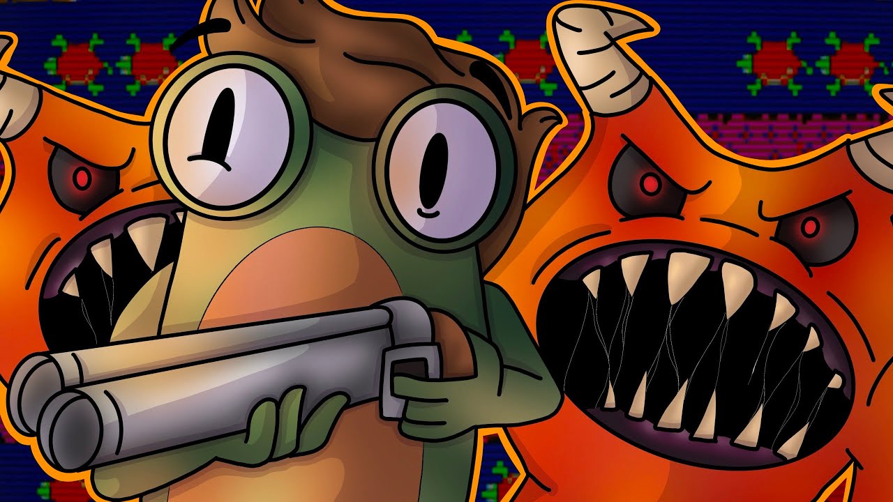 2 VERY WEIRD HORROR GAMES ( Dont Look Behind + Frog Legs )
