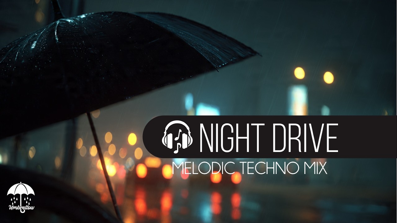 Melodic Techno Mix, Late Night Drive in the Rain, Tale Of Us, Adriatique, Colyn, Anyma #technomusic