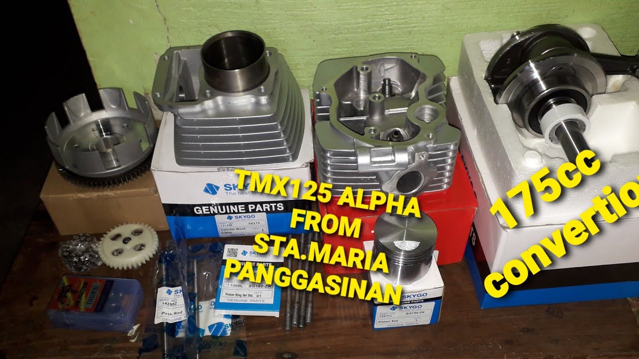 FROM STA.MARIA PANGGASINAN TMX125 ALPHA CONVERT TO 175cc
