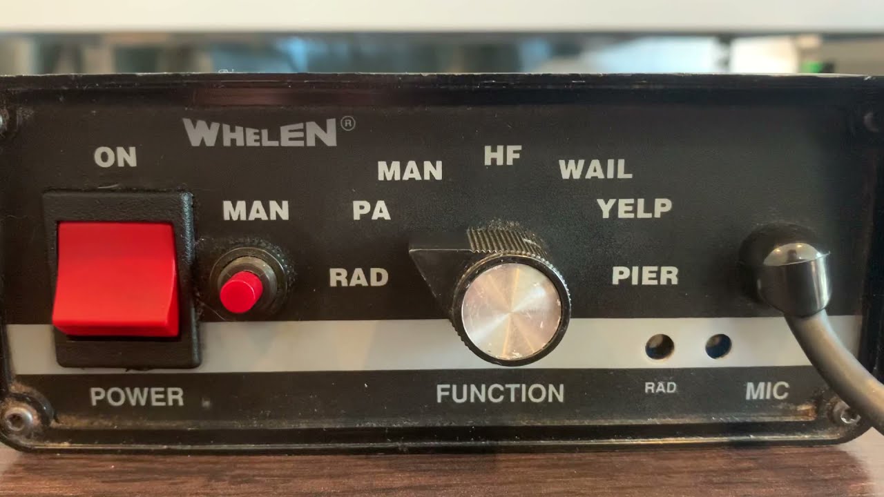 Whelen 295HF100 Siren - Full Tone Demo