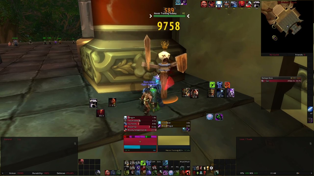 wotlk - 2h Blood DK DPS (frost subspec) (pserver)