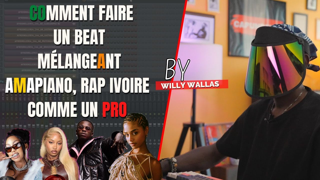 Comment créer un beat mélangeant Amapiano, Coupé-Décalé, Rap Ivoire et Mbole   | Tutoriel FL Studio