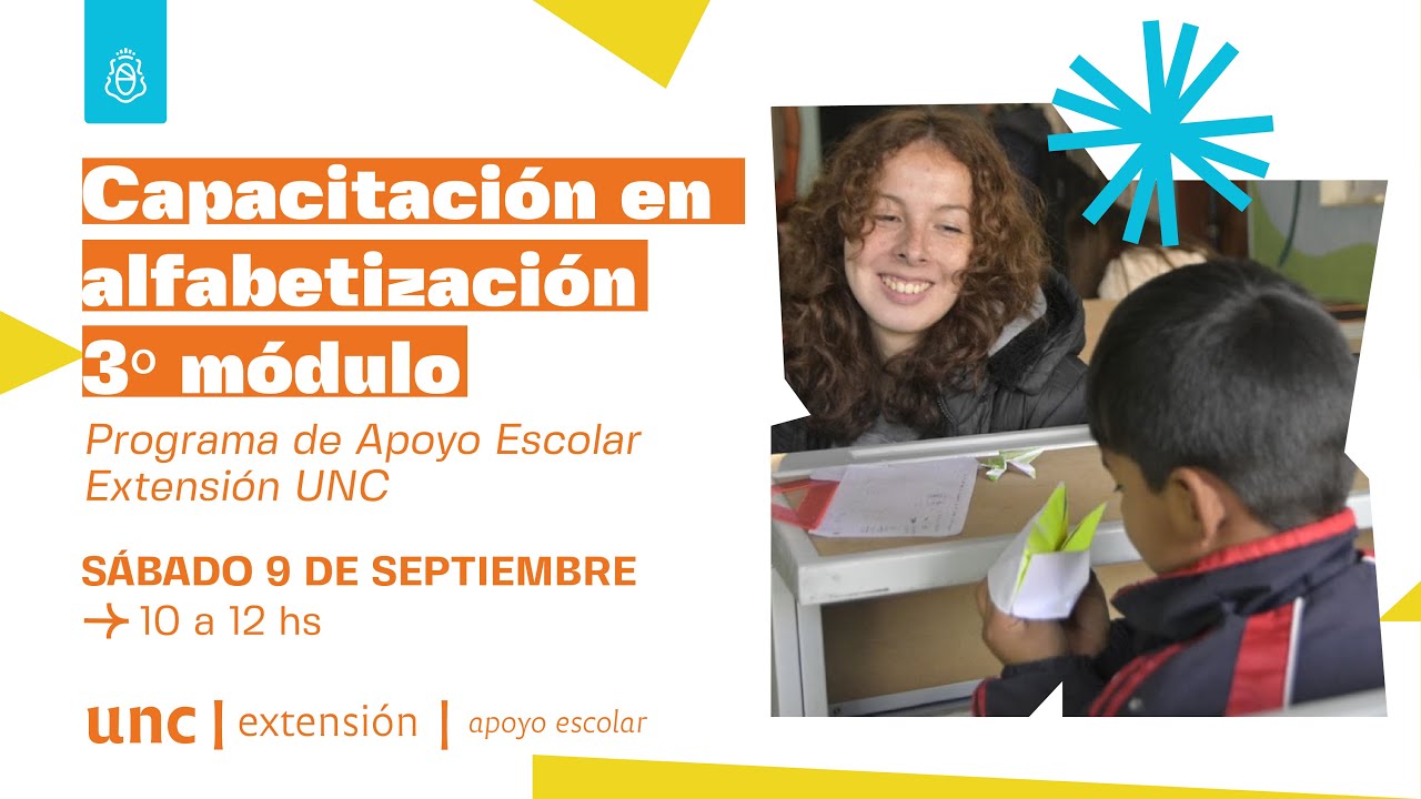 APOYO ESCOLAR ✍️ | Capacitación en alfabetización - Tercer módulo