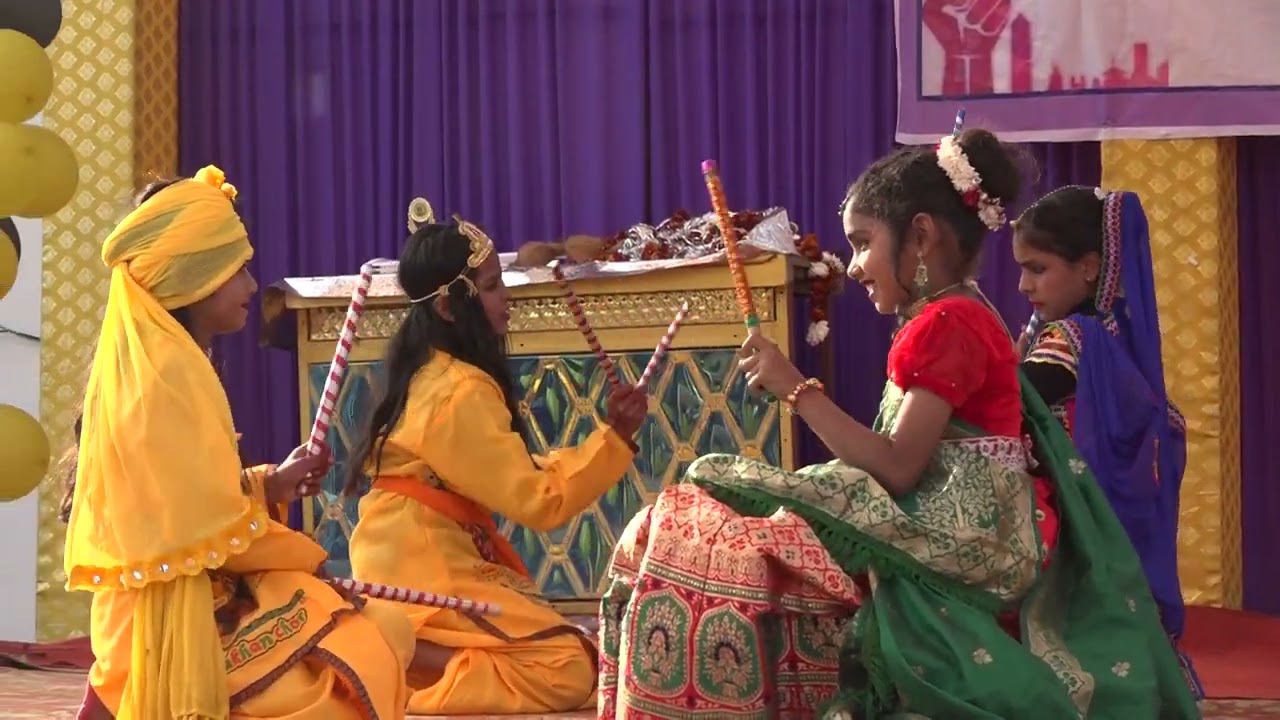 Fifth and Seventh class Students Dance Performance on Annual Function