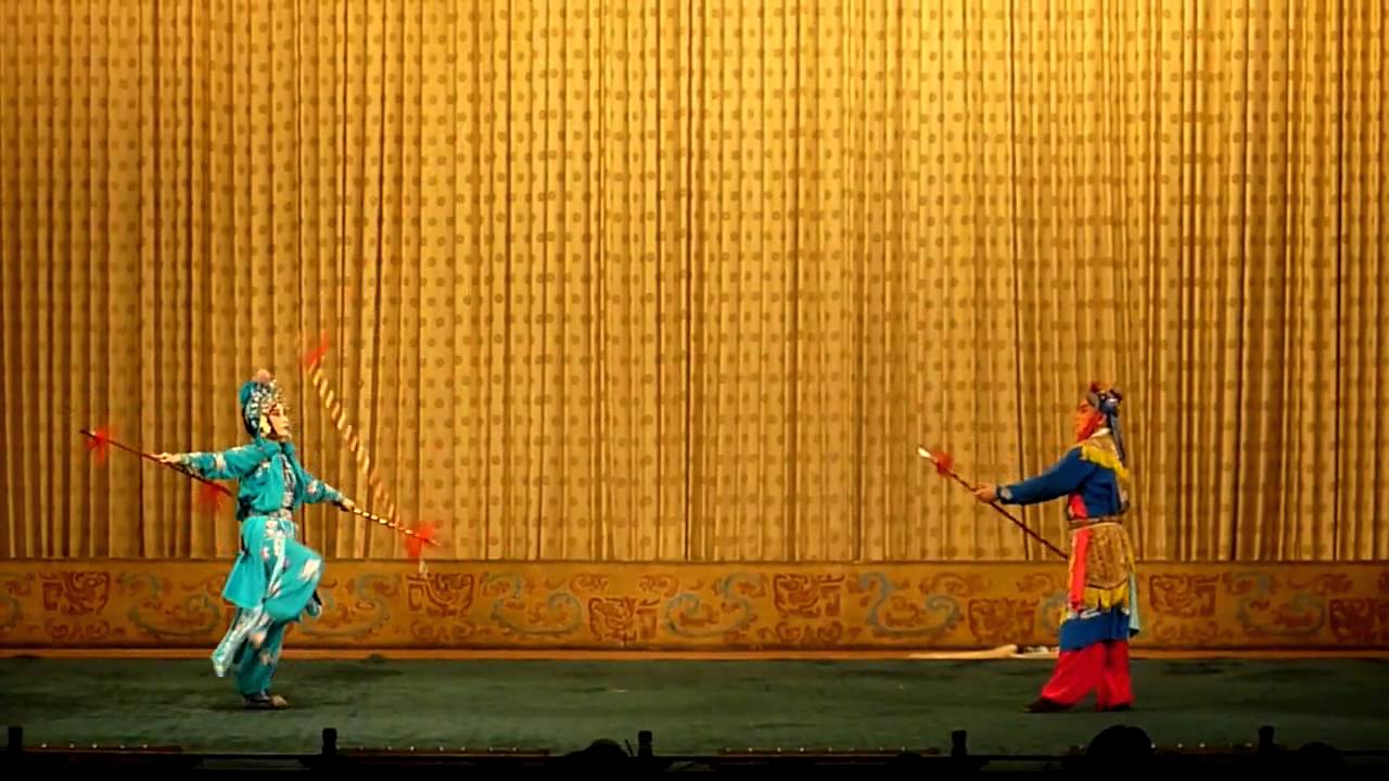 Beijing Opera Stick Throwing Act