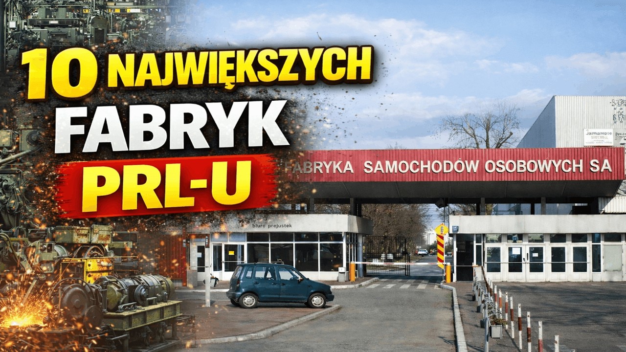 10 NAJWIĘKSZYCH FABRYK W PRL-U