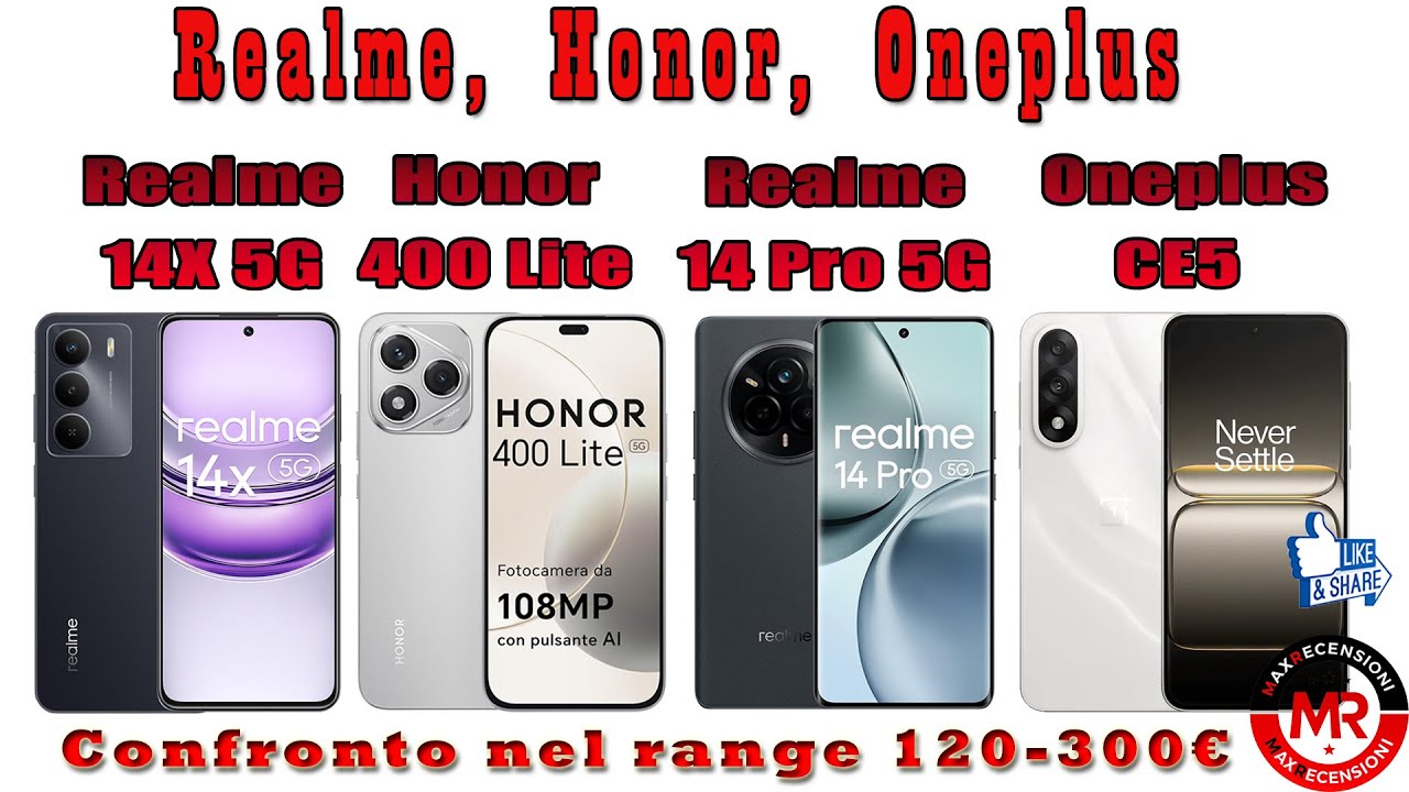 Quale smartphone scegliere tra 120 a 300€?