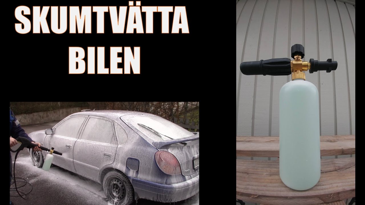 SKUMTVÄTTA BILEN - Så här gör du