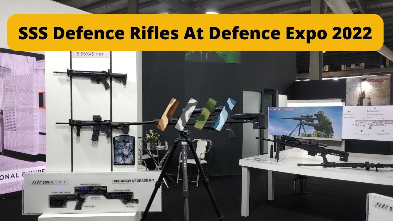 SSS Defence Rifles At Defence Expo 2022 | Defexpo 2022 | in English