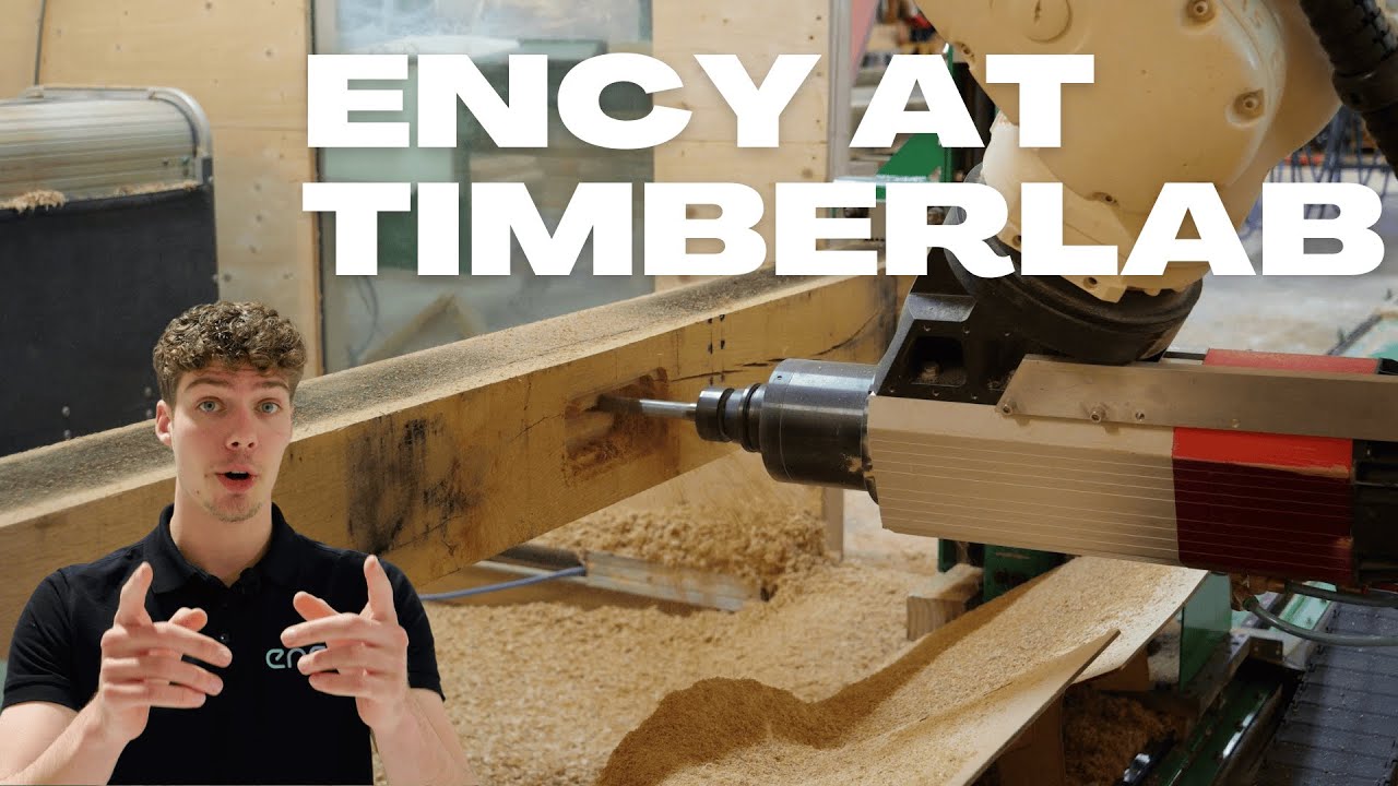 Next-Level Woodworking at Timberlab | ENCY Robot in action