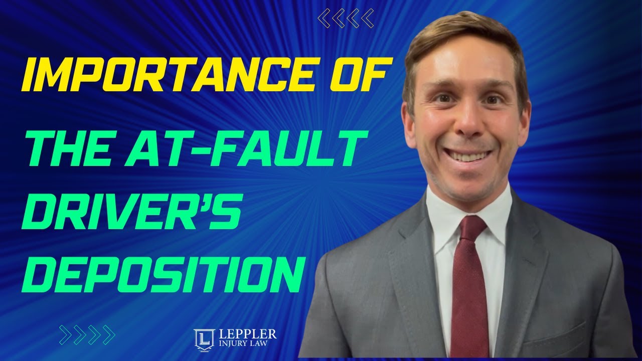 The At-Fault Driver's Deposition: Key to Your Personal Injury Case